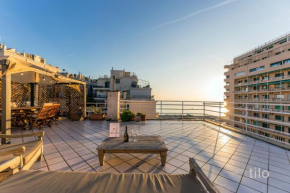 Beach, Luxury Terrace, 3BR, AC, WIFI By Tilo Genova